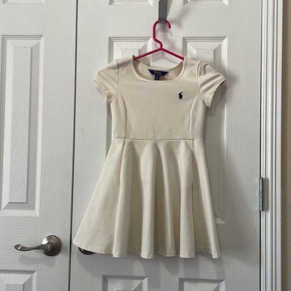 White polo girls dress (gently used) - Picture 6 of 8